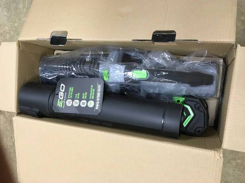 lot 26 image: EGO 142 MPH 575 CFM Variable-Speed 56-Volt Lithium-Ion Cordless Leaf Blower with 5.0Ah Battery and Charger Included
