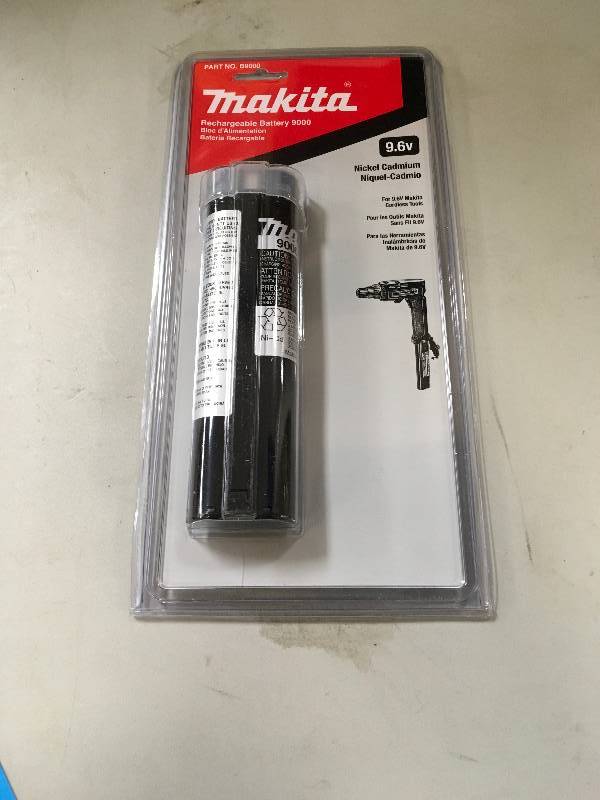 lot 48 image: Makita Rechargeable Battery 9000 9.6 V