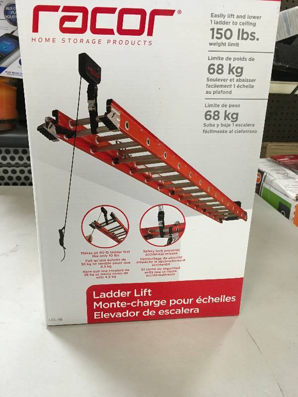 lot 51 image: Home Storage Products Ladder Lift open box never used