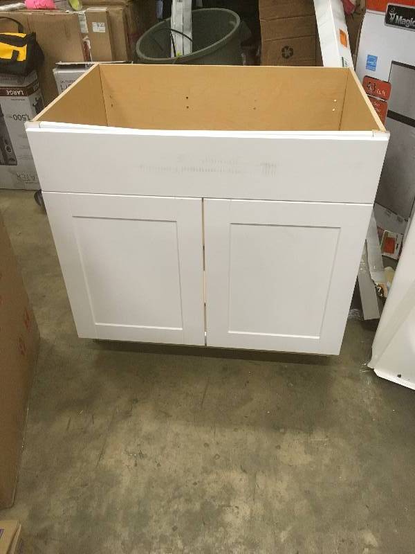 lot 29 image: Hampton Bay Vanity Base