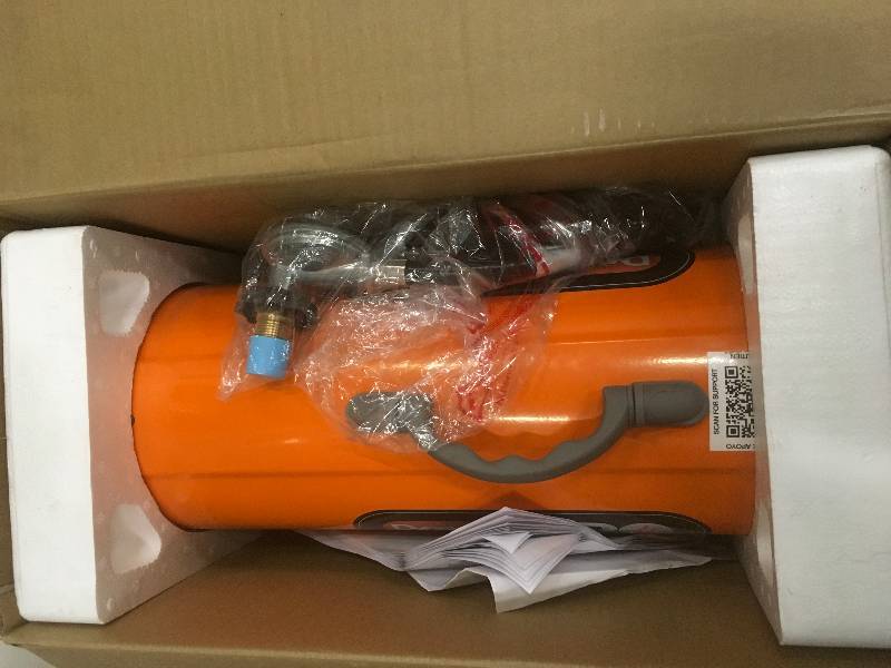 lot 34 image: Dyna-Glo Pro Portable Forced Air Heater 30,000 - 60,000 BTUs open  box never used