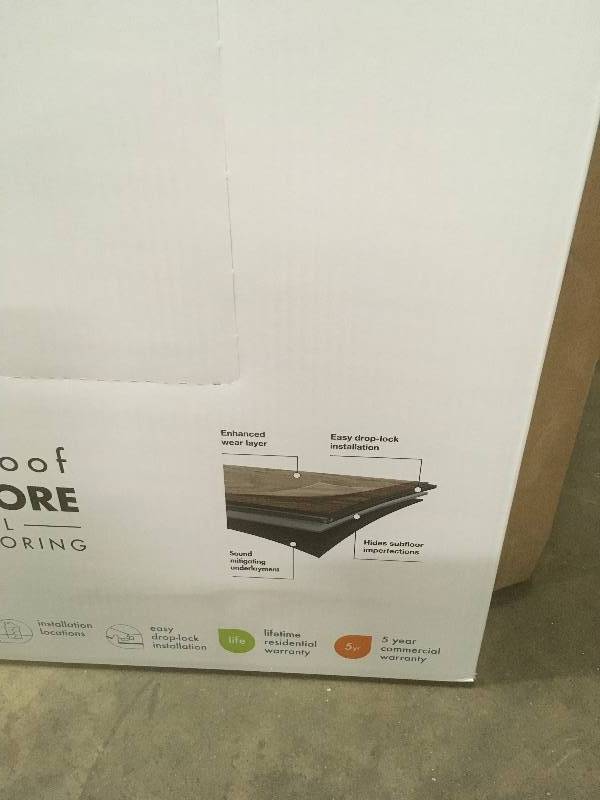 lot 38 image: LifeProof Starry Light 16 in. x 32 in. Luxury Vinyl Tile Flooring (24.89 sq. ft.) NEW