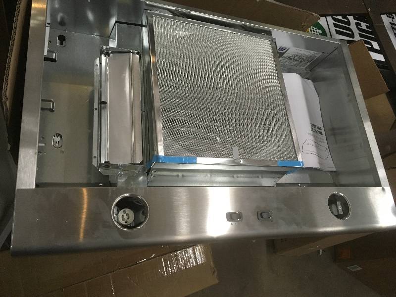 lot 44 image: NuTone 30 Stainless Steel Range Hood not used