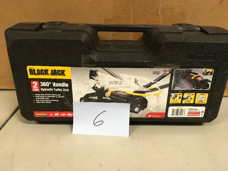 Black Jack 2 Ton 360 Degree Hydraulic Trolley Jack in like New conditions