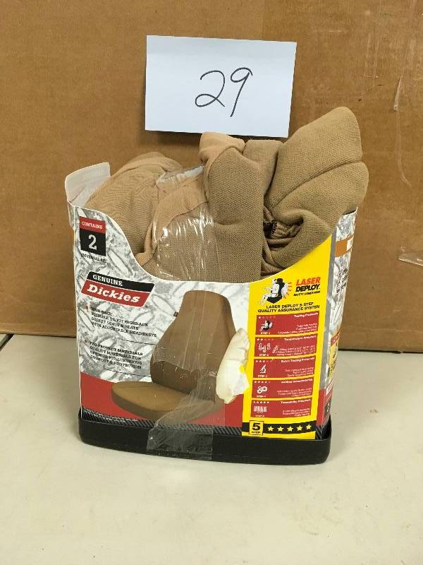 Who-Rae Australia Dickies Hudson Seat Cover Pairs, Tan open box never used