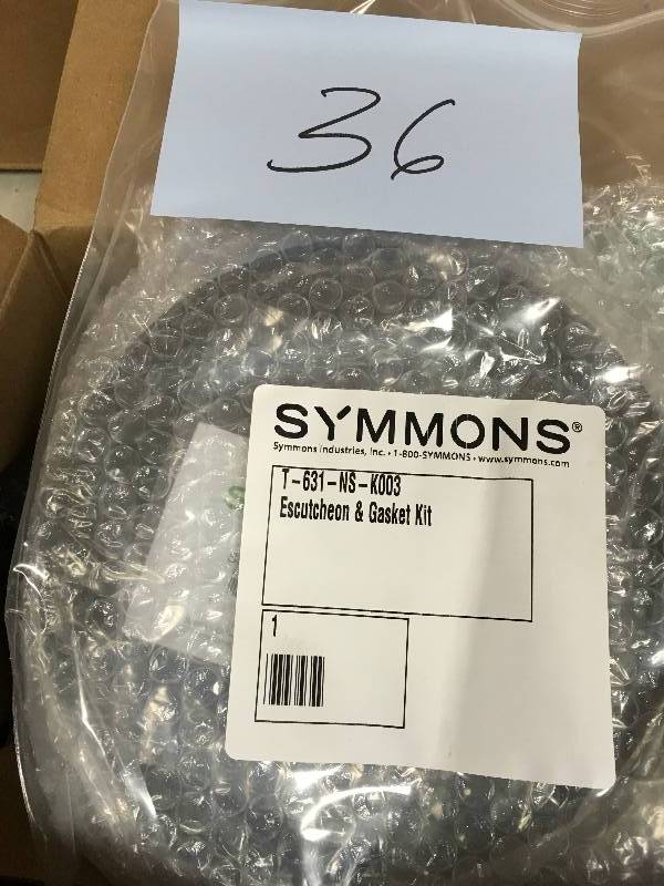 Symmons Industries Elm Single Handle Shower Faucet Trim (Valve Not Included) open box never used