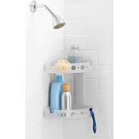 Mainstays 2-Shelf Corner Shower Caddy open box never used
