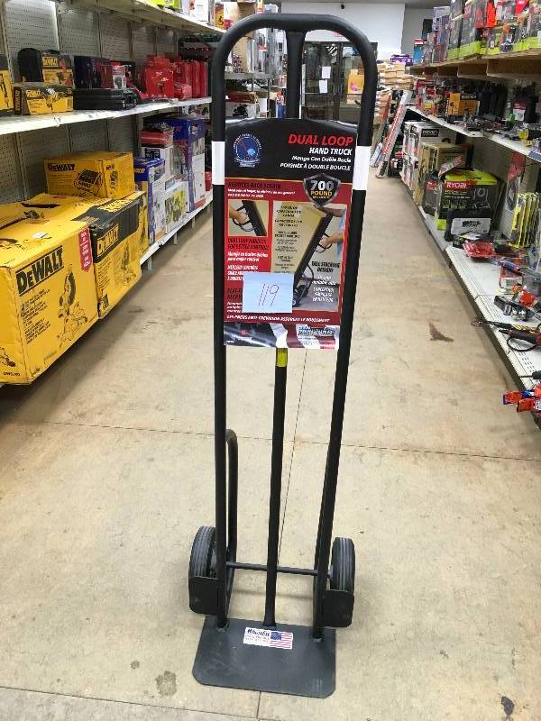 Dual Loop Hand Truck 700 Lb New
