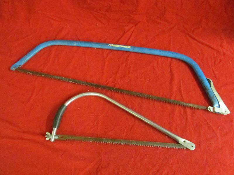 lot 27 image: bow saws