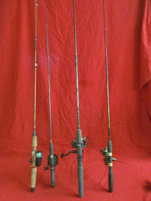 lot 104 image: rod and reel comb.