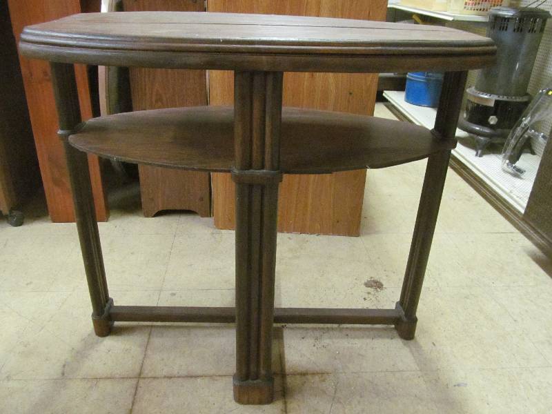lot 121 image: vintage hall table