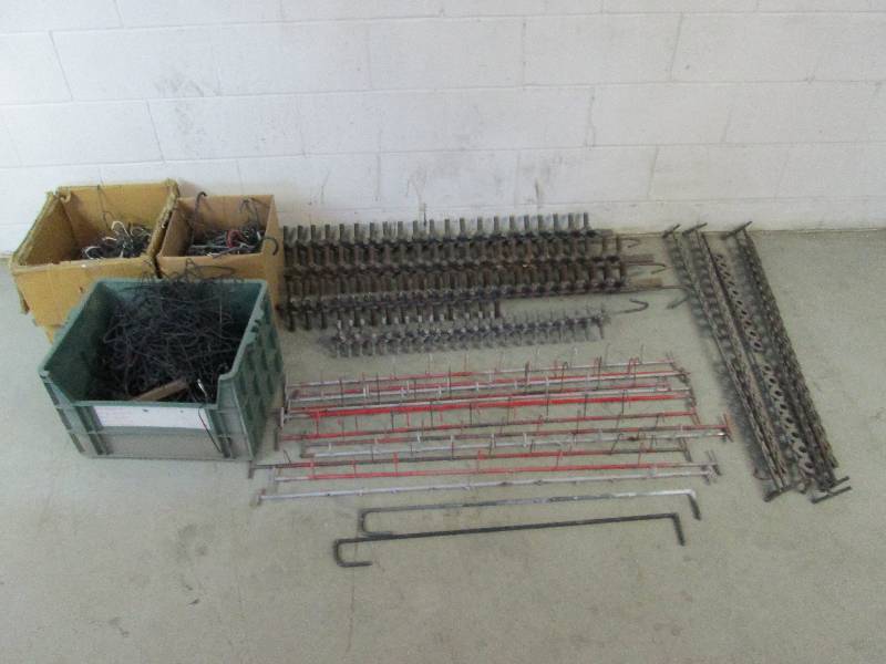 lot 42 image: Powder Coating Parts Hangers
