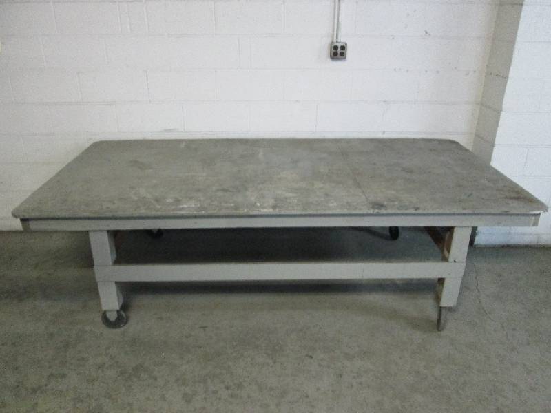 lot 50 image: Wood Shop Table