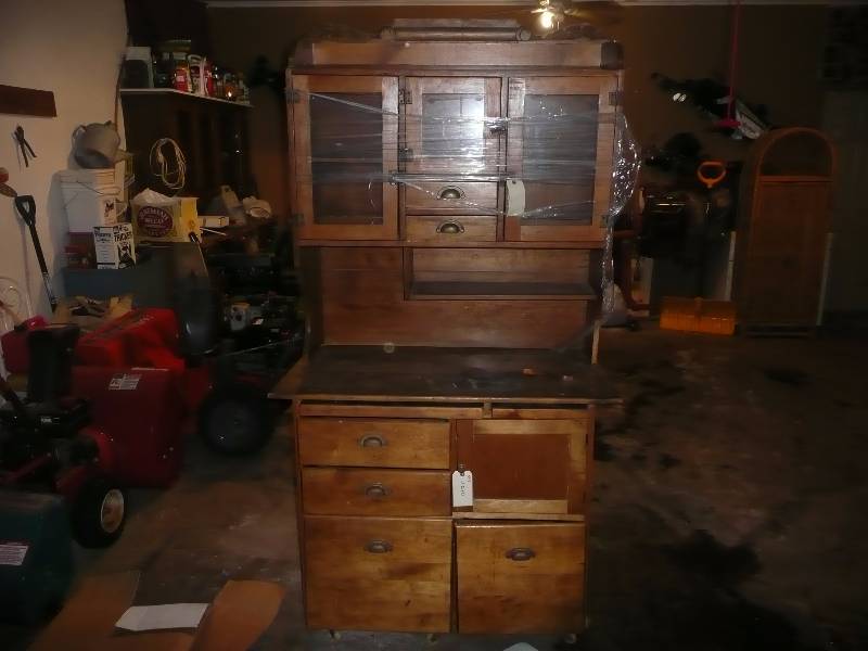 Antique Hoosier Cabinet Very Nice Piece Good Condition See