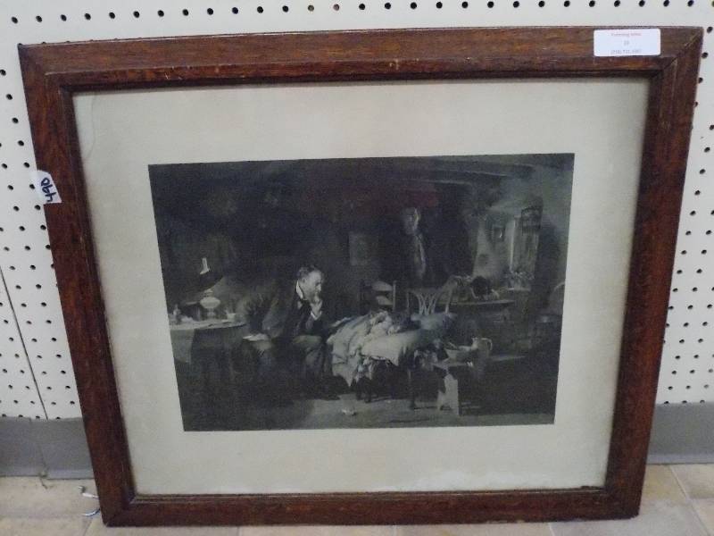 lot 33 image: The Doctor Painted By Luke Fieldes 27 x 23 12