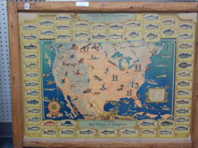 lot 15 image: Game Fish Cyclopedia Size 43 x 33