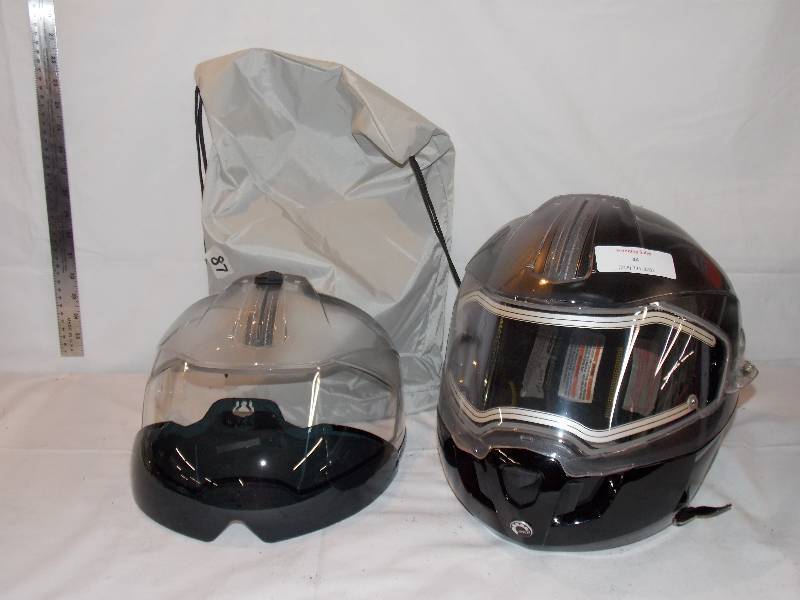 lot 44 image: BRP Crash Helmet with Extra Visors  Size XXXL