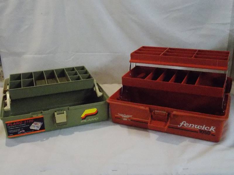 lot 48 image: 2 Empty Tackle Boxes