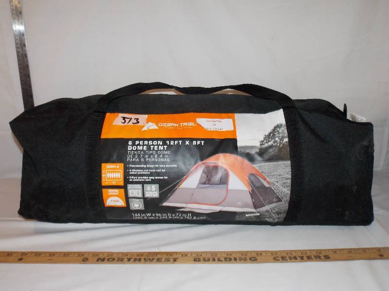 lot 61 image: 6 person 12 ft X 8ft Dome Tent