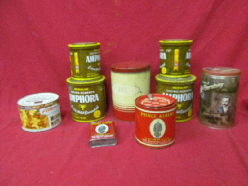 lot 100 image: vintage tins