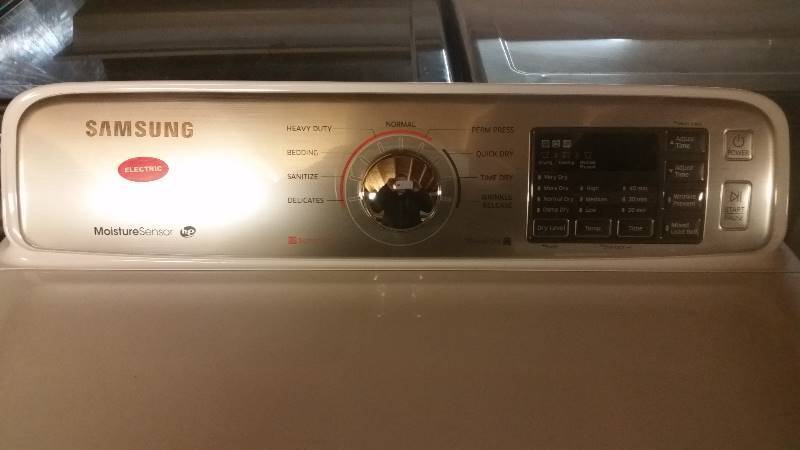 lot 2 image: Samsung Electric Dryer