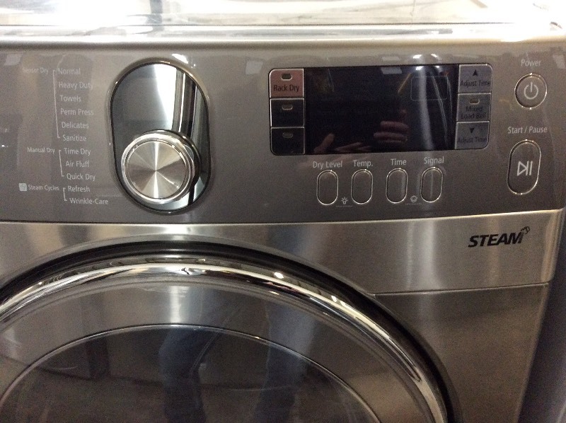 lot 67 image: Samsung Stainless Front Load Electric Dryer