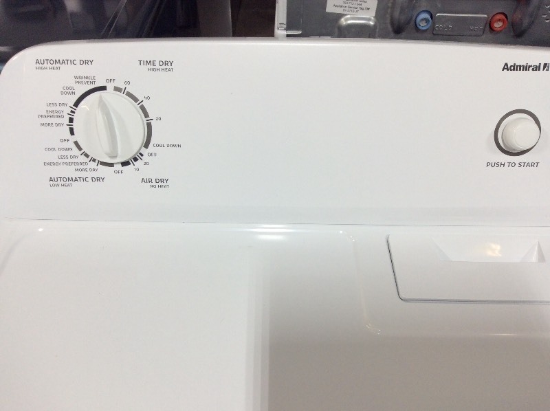 lot 38 image: Admiral Top Load Washer and Elec Dryer Set