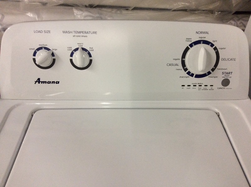 lot 42 image: Amana White Top Load Washer