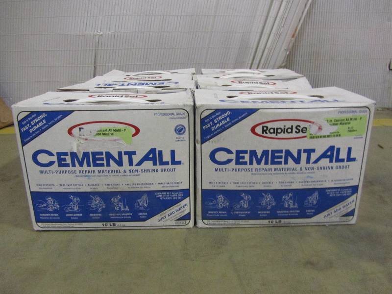 lot 11 image: Rapid Set Rapid Set 10 lb. Cement All Multi-Purpose Construction Material (x8)