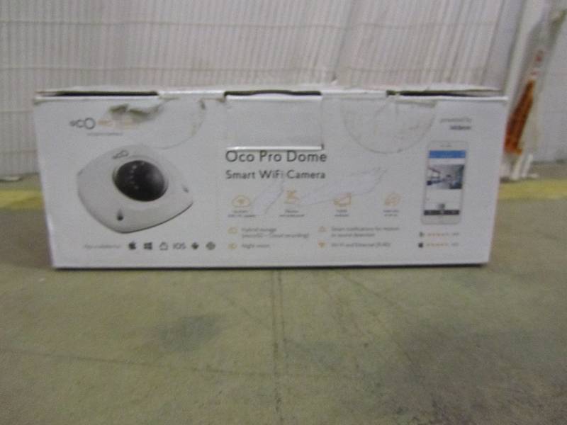 lot 48 image: Oco Pro Dome OutdoorIndoor 1080p Cloud Surveillance and Security Camera with Remote Viewing
