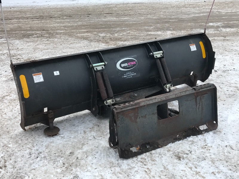 lot 1 image: 8ft Skid Loader Snow Plow