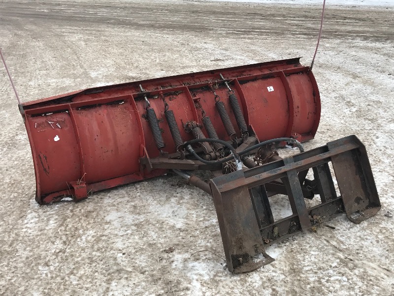 lot 2 image: 7.5ft Skid Loader Snow Plow