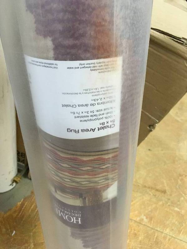 Home Decorator Collection Chalet Area Rug - 5ft - 8 ft open box never used