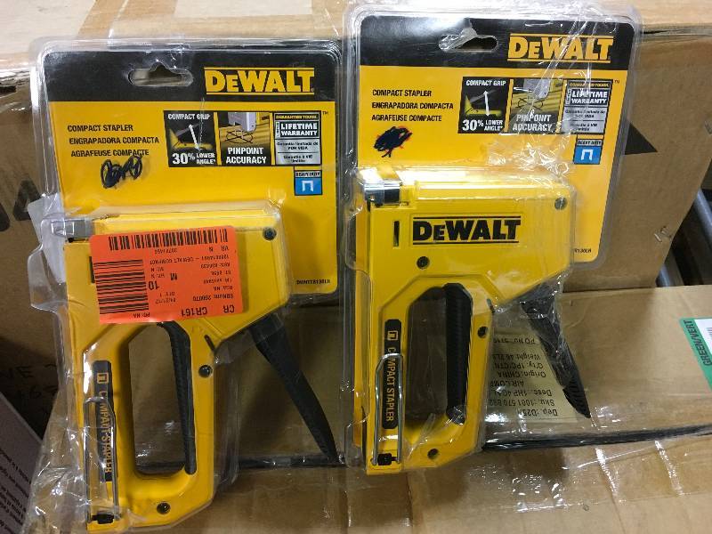 DeWalt Compact Staplers - Lot of 2