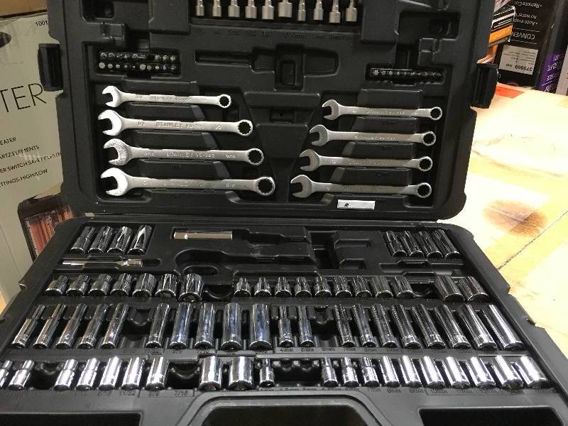 Stanley 145 Piece 14 Drive Mechanic Set - Missing Pieces