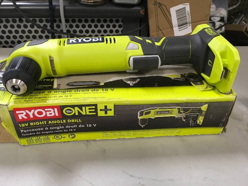 Ryobi One 18 Volt Right Angle Drill open box never used