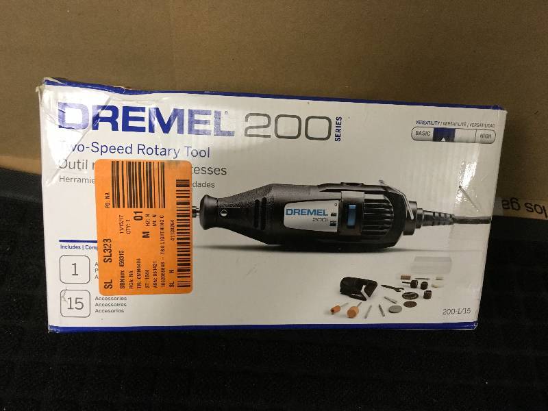 Dremel 200 Series Two Speed Rotary Tool open box never used