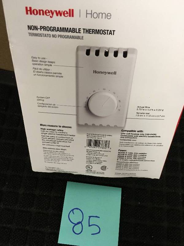 Honeywell Home Non-Programmable Electric Heat Thermostat