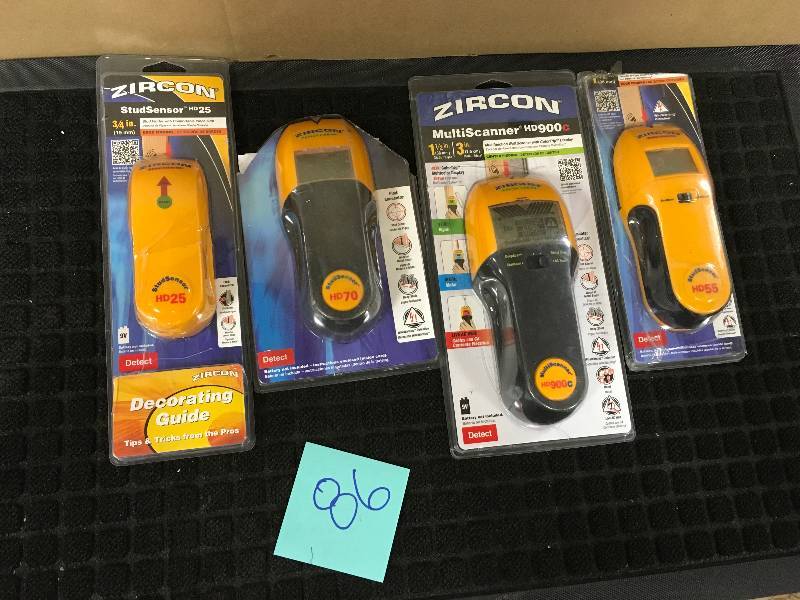 Zircon Misc. MultiScanner  & Stud Finder - Lot of 4