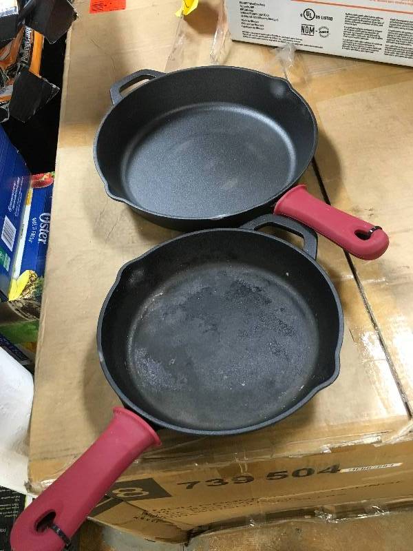 Tramonitina Cast Iron Fry Pans - Set of 2