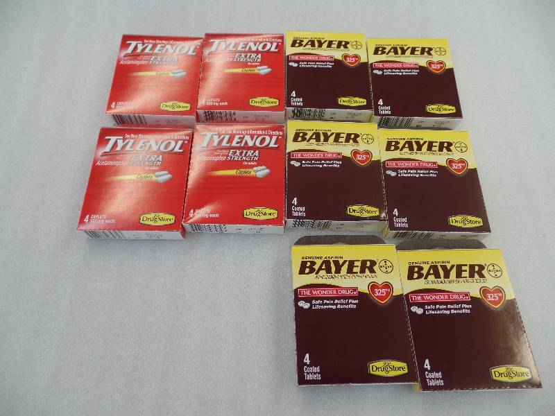 lot 32 image: Bayer & Tylenol