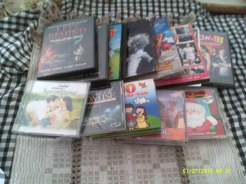 lot 42 image: MULTIPLE CDS AND DVDS