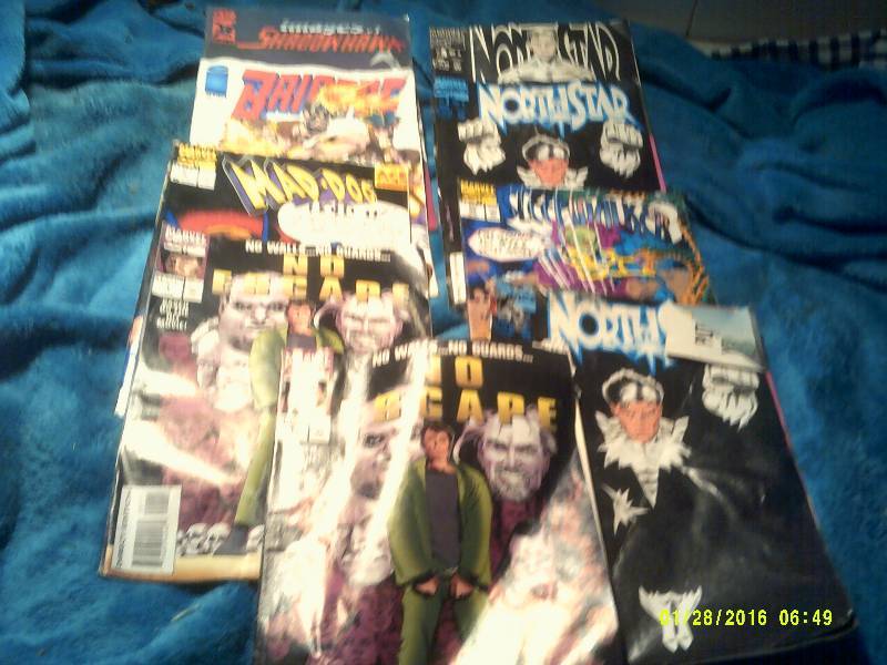 lot 58 image: 9 COLLECTIBLE COMICS