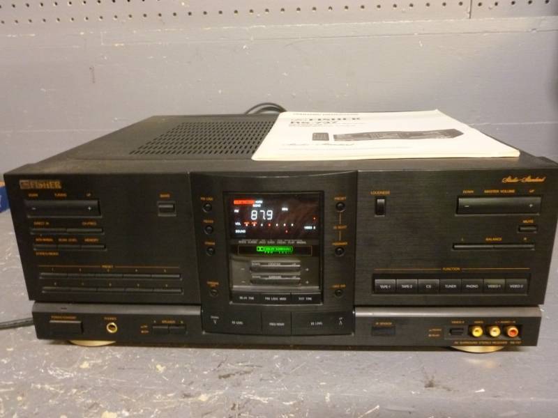 lot 3 image: Fisher Receiver
