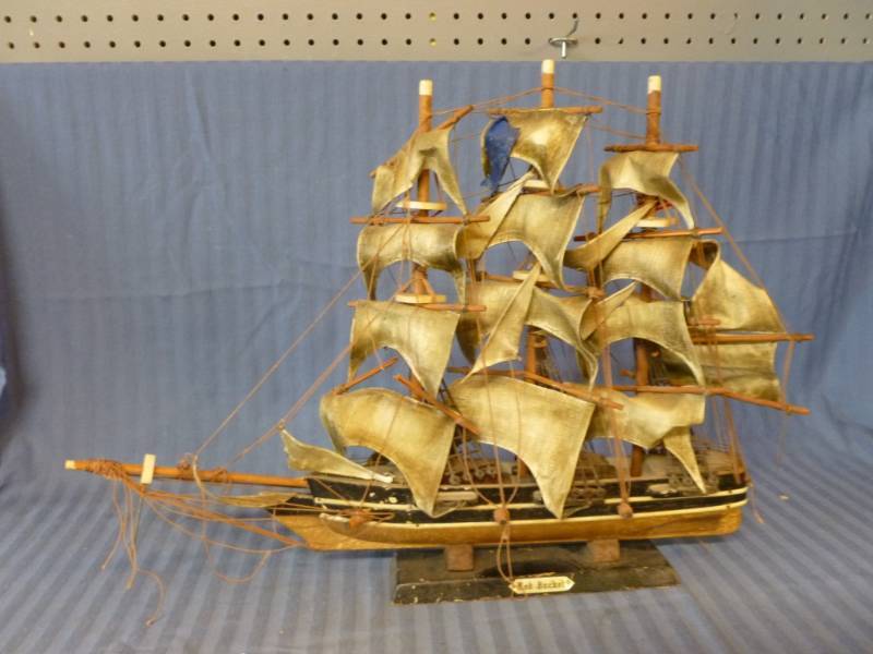 lot 126 image: Wooden Sailing Ship