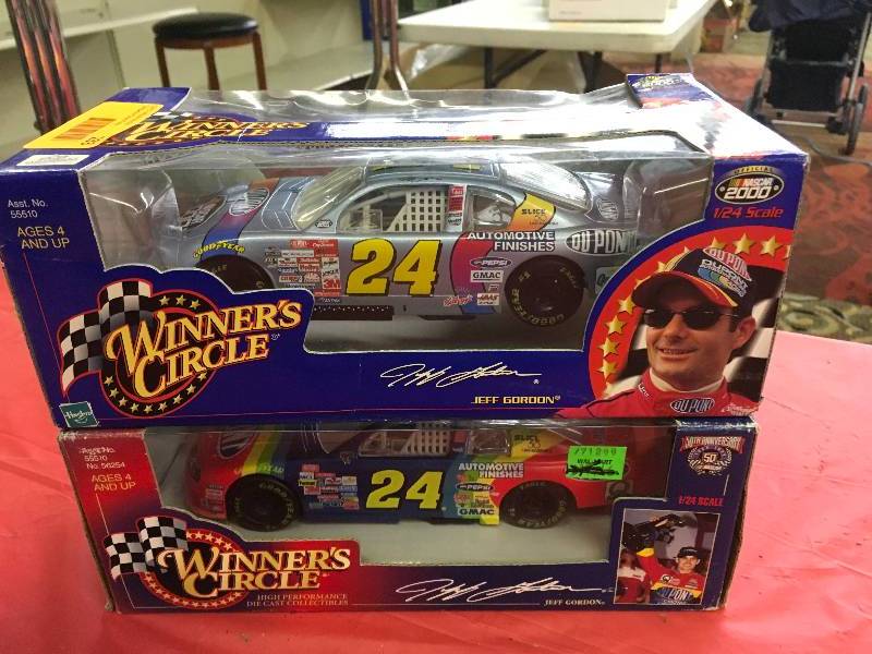 TWO JEFF GORDON CARS