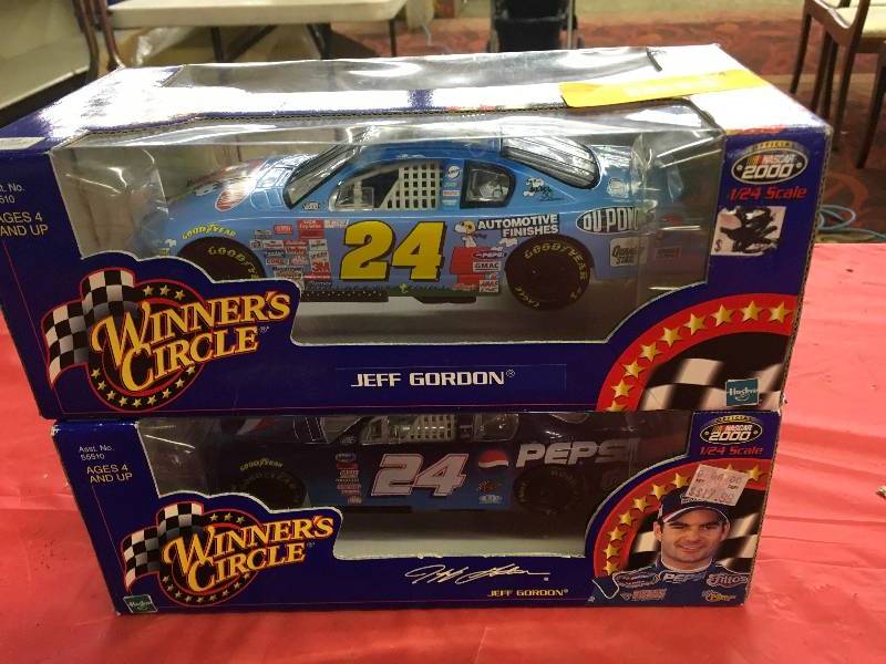 TWO JEFF GORDON CARS