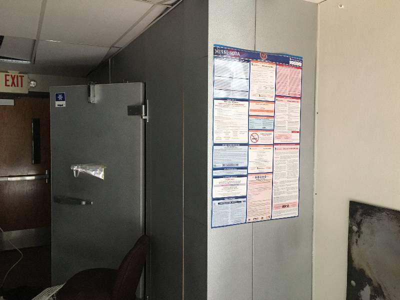 lot 1 image: Walk-In Cooler