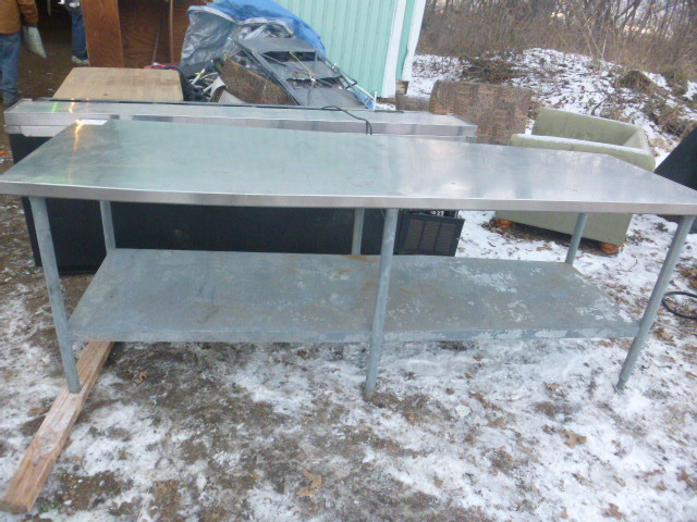 lot 29 image: Stainless Steel Table