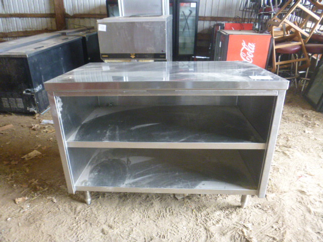 lot 44 image: Stainless Steel Table